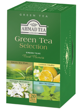 Ahmad Tea London Green Selection 20 Tea Bags Pack - MarkeetEx