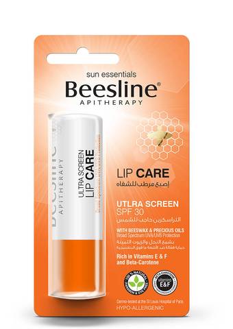 Beesline Lip Care - Ultra Screen SPF 30 - 4 g بيزلَين أصبع مرطب للشفاه *ألتراسكرين عامل الوقاية 30