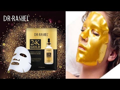 Dr.Rasheel - 24k Gold Radiance & Anti-Aging Essence Mask (25gm/0.88 x5pcs) - MarkeetEx