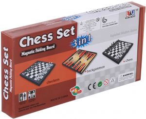 Chess Set - Magnetic Folding Board - 3 in 1 - MarkeetEx