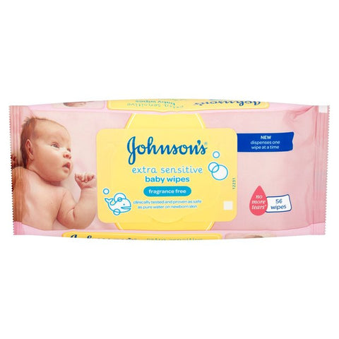 johnsons Baby Wipes Extra Sensitive