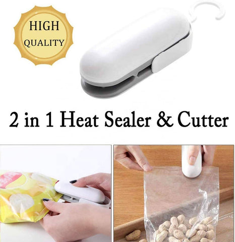 Original Mini Food Heat Bag Sealer Device 2 in 1