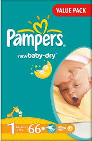 Pampers Baby Dry Diapers - حفاضات للأطفال بامبرز