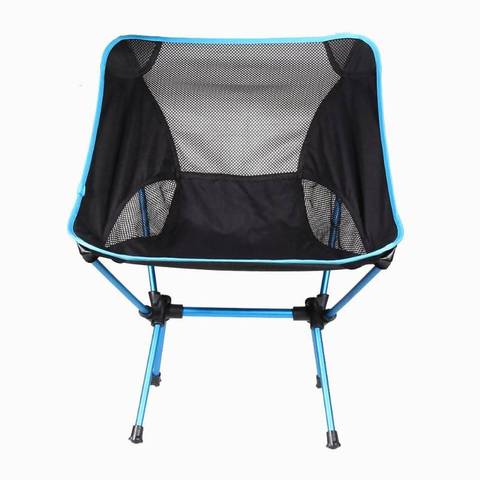 Camping Chair Black & Blue