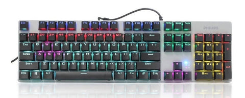 Philips Wired Mechanical RGB Gaming Keyboard SPK8404 - MarkeetEx