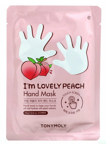 Tony Moly I'm Lovely Peach, Hand Mask, 1 Pair, (16 g)