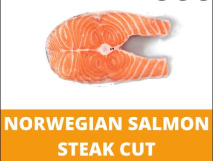 Fresh Norwegian Salmon Steak 1pc Pack - MarkeetEx
