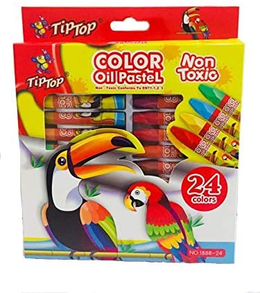 TipTop - Color Oil Pastel - 24 Color Set - MarkeetEx