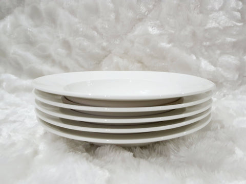 set of white glass plates - MarkeetEx