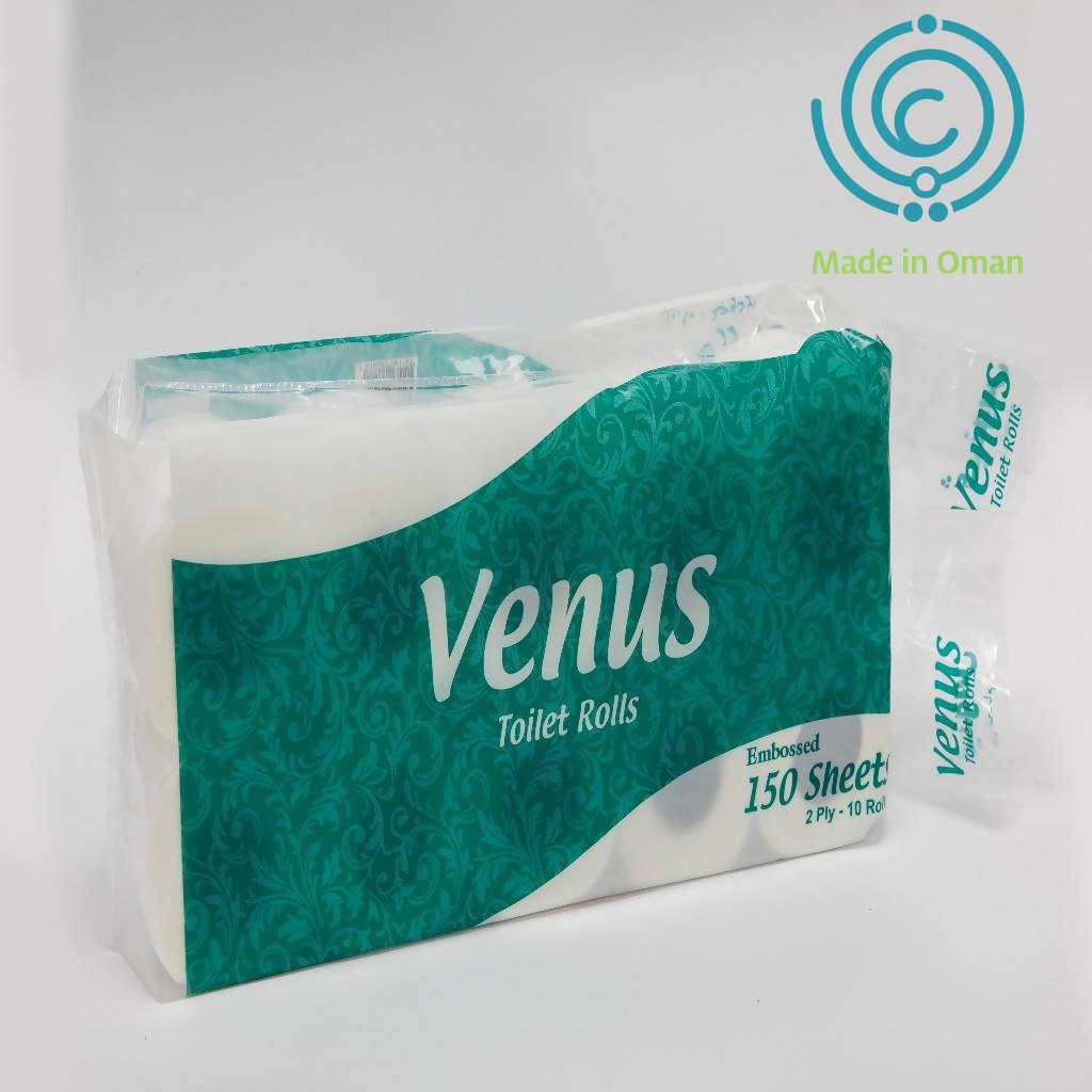 Venus Toilet Paper 150 Sheets x 10 Rolls - MarkeetEx