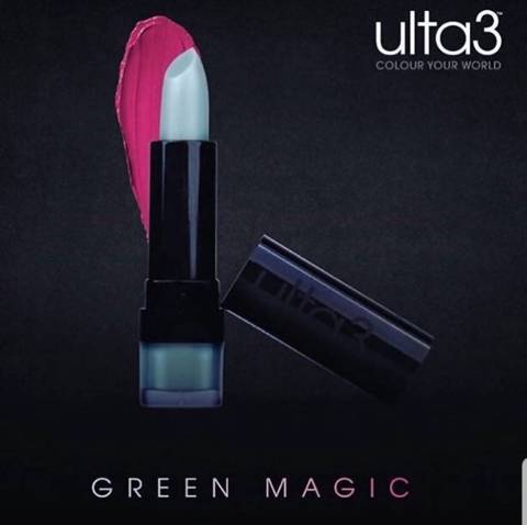 Ulta3 Moisturising Lipstick _ N005_ Green Magic