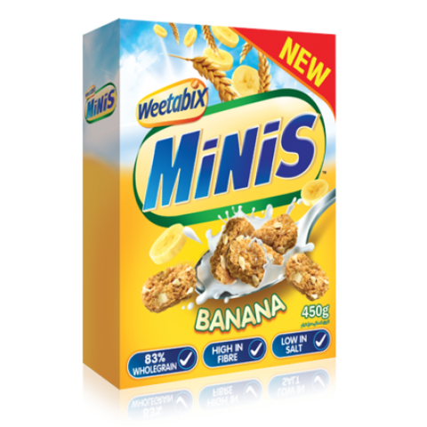 Cereal Minis Banana Weetabix 450gm