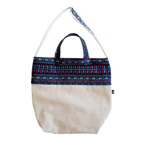 Pink & Blue Laisu Shopping bag - MarkeetEx